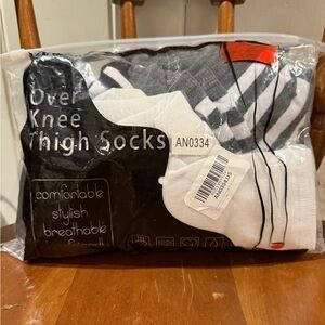 Over The Knee Socks - 6 pack